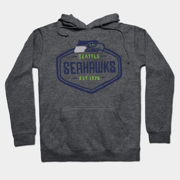 Seattle Seahaaaawks 06 Hoodie by Very Simple Graph